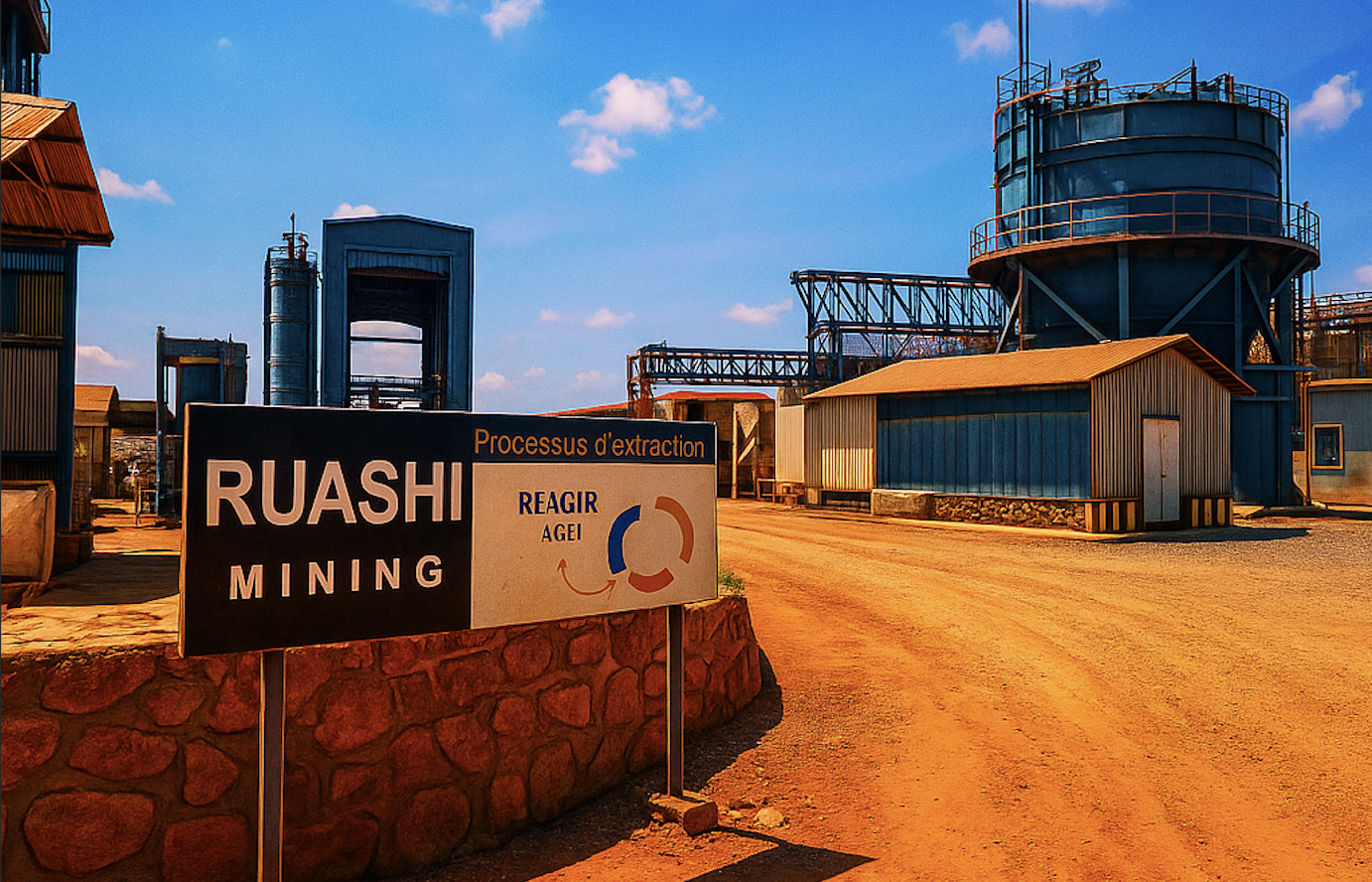 Ruashi Mining site in Lubumbashi, DRC