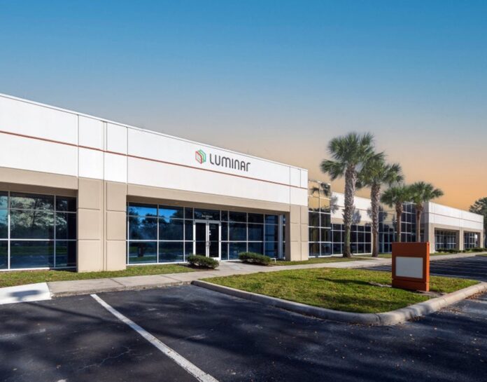 Exterior view of Luminar Technologies headquarters in Orlando, Florida