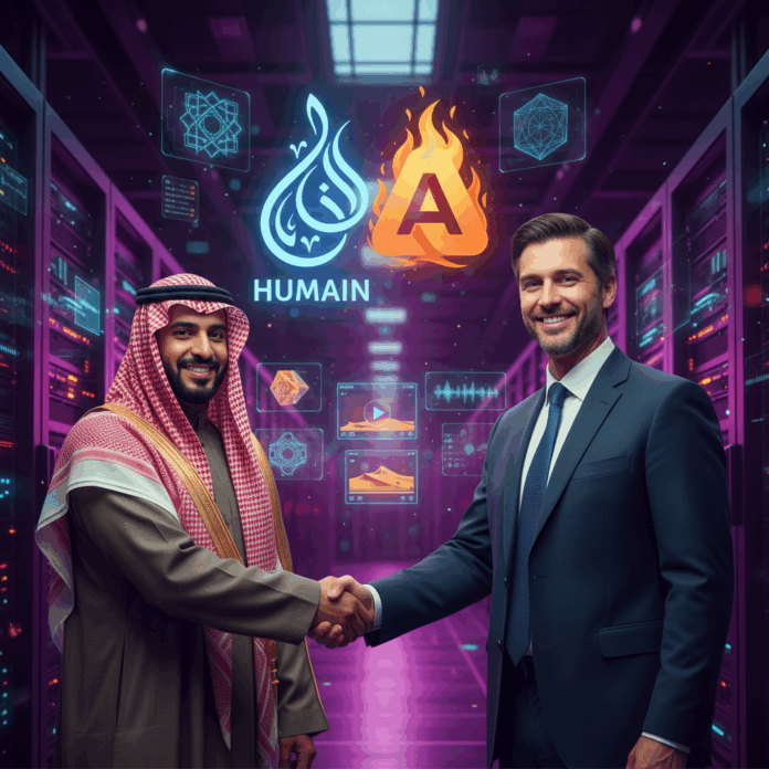 HUMAIN and Adobe global strategic partnership